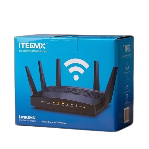 box, linksys, max, stream transparent PNG cut-out