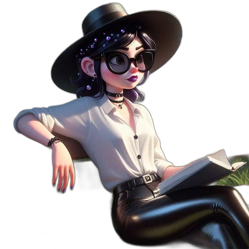 hat, staff, crown, jacket, concept art, 3d render, cartoon, fantasy art transparent PNG cut-out