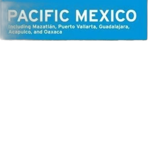 travel, guide, cover, pacific, mexico, featuring, scenic, ocean transparent PNG cut-out