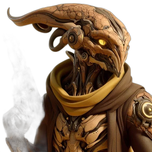 mask, dragon, creature, face, concept art, fantasy art, photorealistic, comic book art transparent PNG cut-out