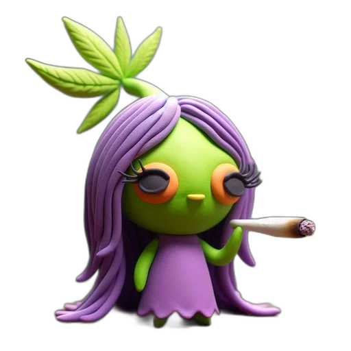 staff, creature, concept art, fantasy art, pixel art, 3d render, anthropomorphic, green transparent PNG cut-out