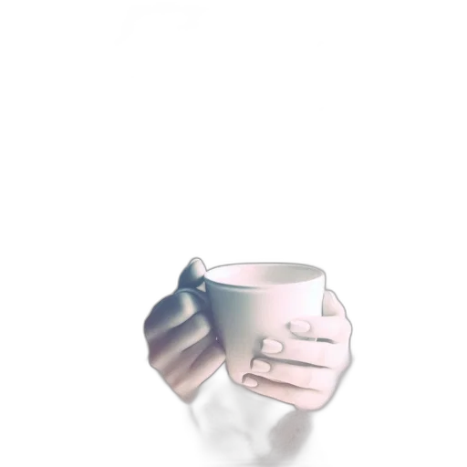 robot, food, staff, mask, 3d render, concept art, vaporwave, pixel art transparent PNG cut-out