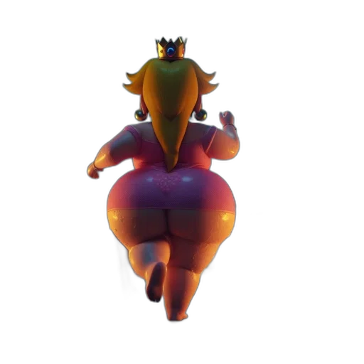 crown, creature, dress, animal, 3d render, concept art, pixel art, vaporwave transparent PNG cut-out