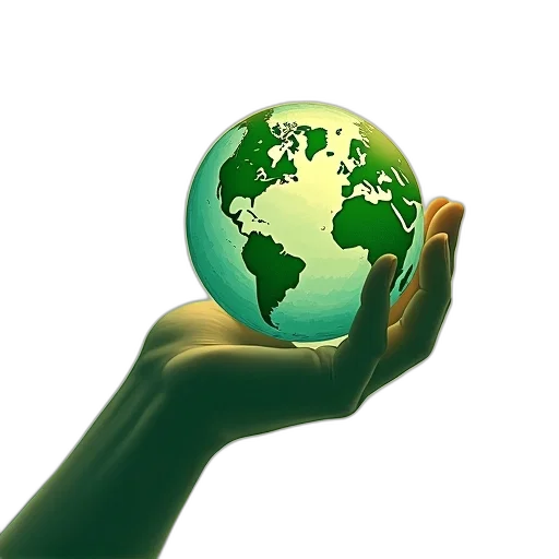 green, hand, reaching, out transparent PNG cut-out
