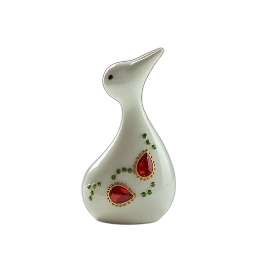 jewelry, bottle, 3d render, close-up, image, white, porcelain, figurine transparent PNG cut-out