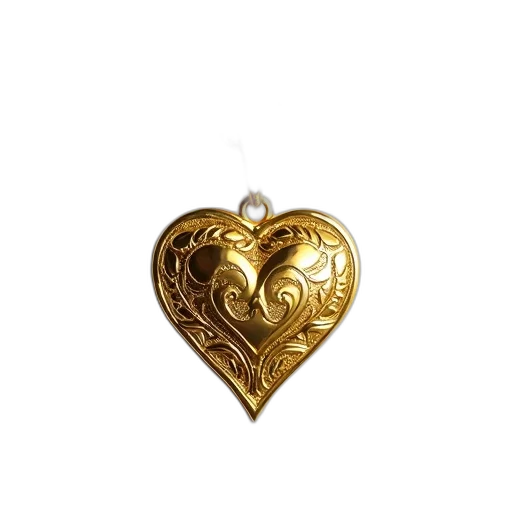 jewelry, crown, close-up, golden, heart-shaped, pendant, intricate, designs transparent PNG cut-out