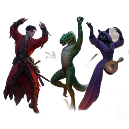 dragon, staff, concept art, fantasy art, 3d render, pixel art, fire, mystic transparent PNG cut-out