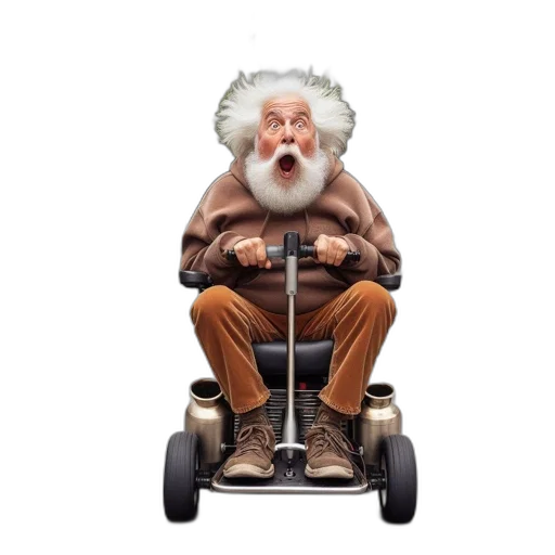 car, robot, face, photorealistic, 3d render, concept art, elderly, man transparent PNG cut-out