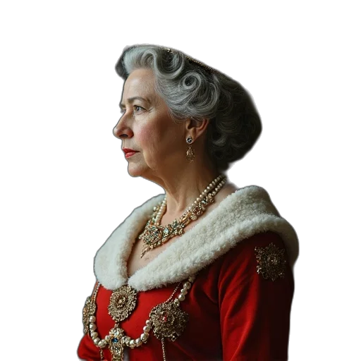 crown, jewelry, staff, face transparent PNG cut-out