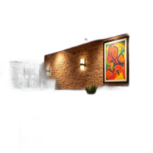 furniture, building, staff, food, 3d render, photorealistic, concept art, oil painting transparent PNG cut-out