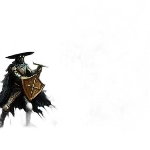 dragon, mask, sword, weapon, concept art, fantasy art, 3d render, pixel art transparent PNG cut-out