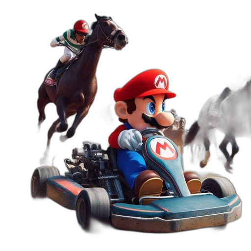 animal, car, concept art, 3d render, fantasy art, pixel art, video, game transparent PNG cut-out