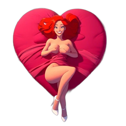 dress, concept art, pixel art, cartoon, fantasy art, red, animated, female transparent PNG cut-out