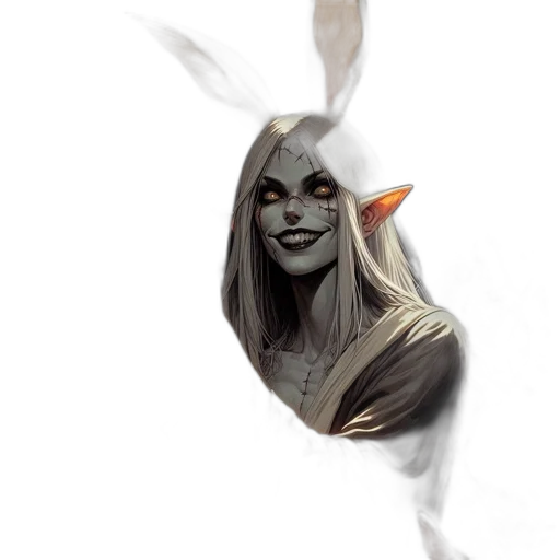 mask, creature, face, concept art, fantasy art, watercolor, comic book art, male transparent PNG cut-out