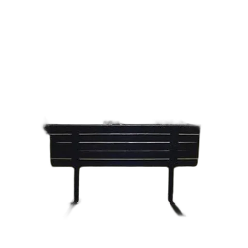 furniture, crown, jewelry, 3d render, monochrome, dark, solitary, bench transparent PNG cut-out