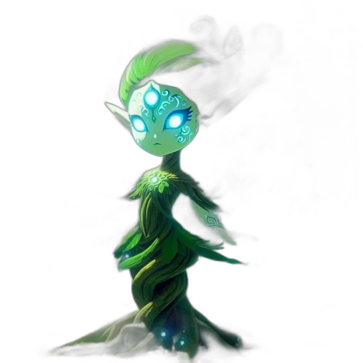 staff, creature, mask, dragon, concept art, fantasy art, pixel art, 3d render transparent PNG cut-out