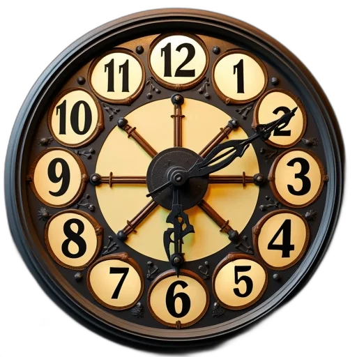 jewelry, 3d render, screenshot, clock transparent PNG cut-out