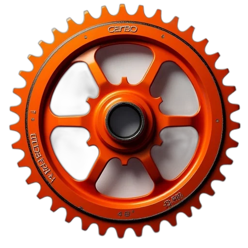 weapon, 3d render, carbon, team, 48t, timing, unit, orange transparent PNG cut-out