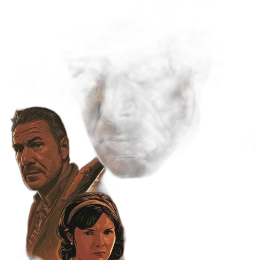 mask, face, staff, weapon, concept art, comic book art, photorealistic, pixel art transparent PNG cut-out