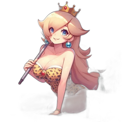 crown, weapon, staff, dress, pixel art, concept art, watercolor, fantasy art transparent PNG cut-out
