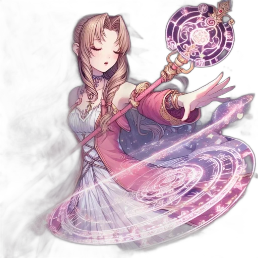 staff, weapon, dress, sword, fantasy art, concept art, anime, pixel art transparent PNG cut-out