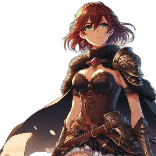 sword, weapon, dress, crown, concept art, fantasy art, anime, pixel art transparent PNG cut-out