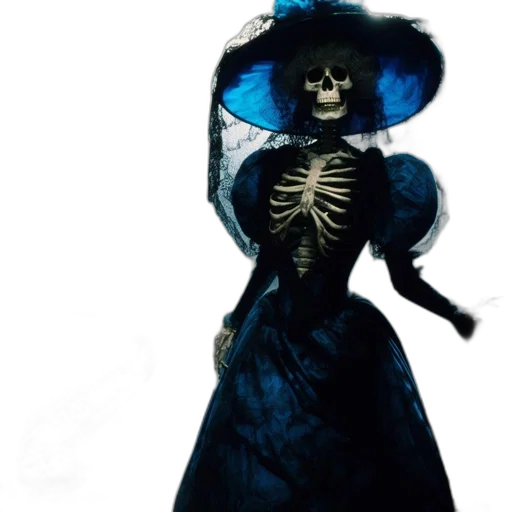 dress, mask, staff, creature, concept art, fantasy art, comic book art, photorealistic transparent PNG cut-out