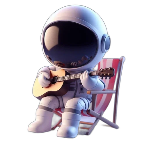 robot, jacket, concept art, cartoon, pixel art, 3d render, outer space, astronaut transparent PNG cut-out