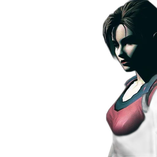 face, weapon, 3d render, concept art, photorealistic, comic book art, red, dimly transparent PNG cut-out
