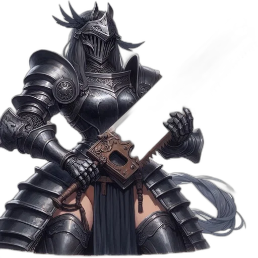 sword, weapon, staff, concept art, fantasy art, 3d render, comic book art, dark transparent PNG cut-out