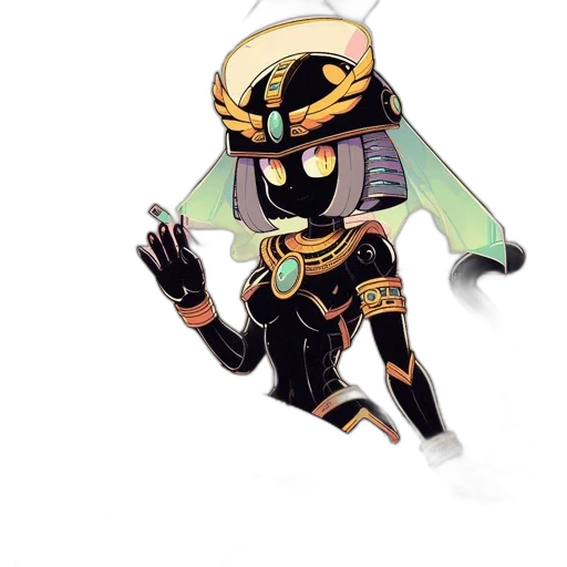 mask, robot, creature, jewelry, concept art, fantasy art, pixel art, watercolor transparent PNG cut-out