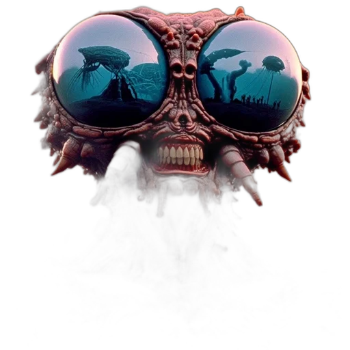 mask, creature, face, jacket, concept art, 3d render, comic book art, cyberpunk transparent PNG cut-out