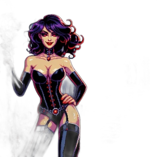 comic book art, concept art, fantasy art, cartoon, neon lights, dark, nocturnal, graveyard transparent PNG cut-out