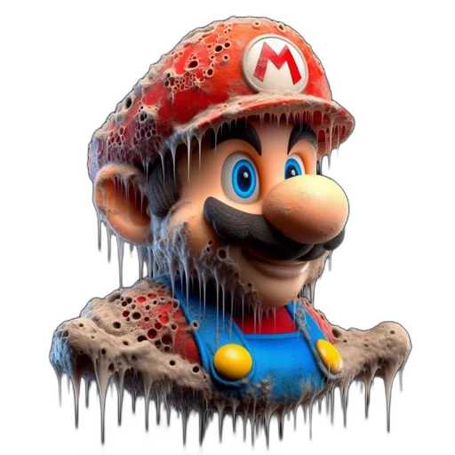 hat, face, creature, mask, 3d render, concept art, photorealistic, pixel art transparent PNG cut-out