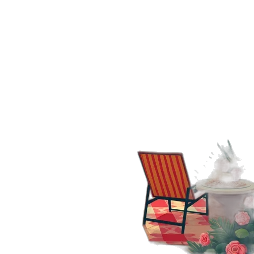 furniture, food, hat, umbrella, 3d render, concept art, photorealistic, oil painting transparent PNG cut-out