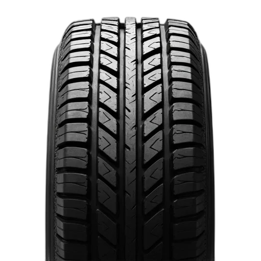 car, close-up, black, tire, tread, pattern, featuring, brand transparent PNG cut-out