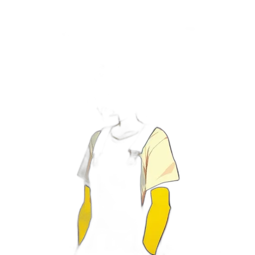 jacket, dress, staff, mask, concept art, 3d render, pixel art, cartoon transparent PNG cut-out