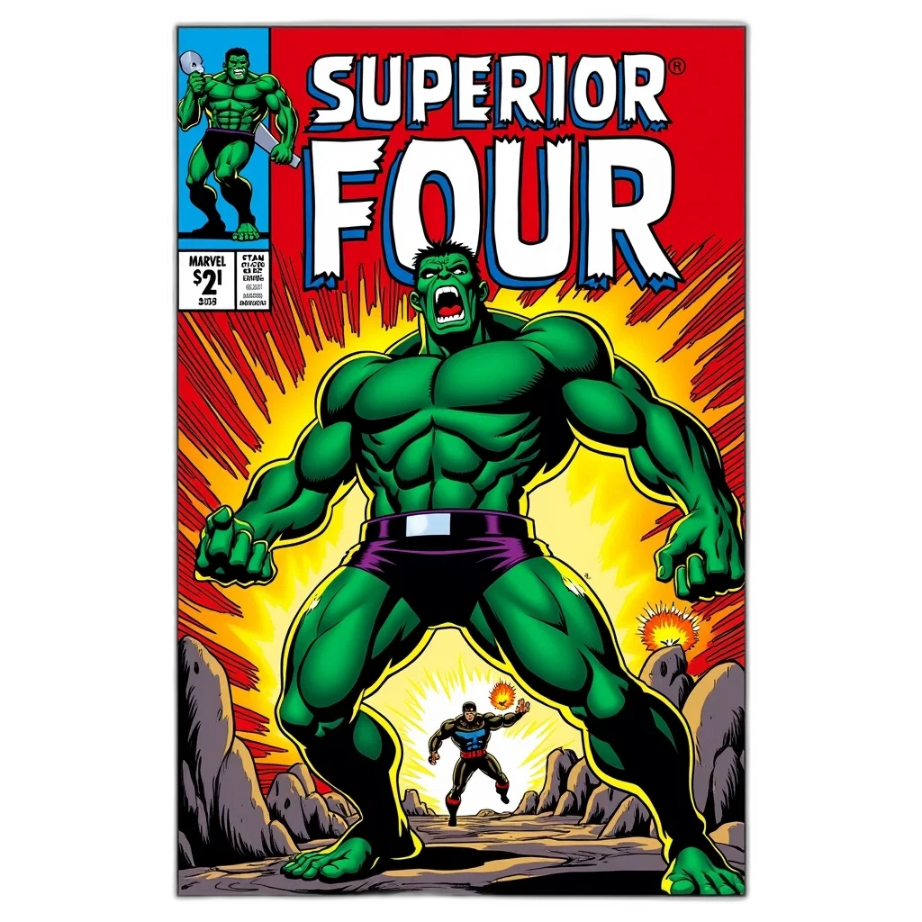 comic book art, second, issue, marvel, comic, book, series, superior transparent PNG cut-out