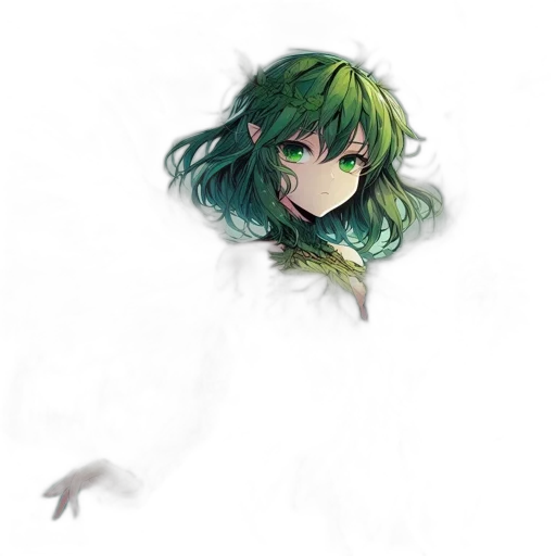 creature, mask, dragon, face, pixel art, concept art, anime, watercolor transparent PNG cut-out