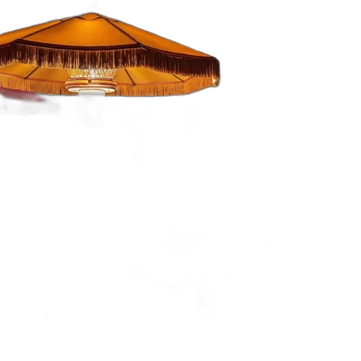 hat, umbrella, furniture, crown, 3d render, concept art, photorealistic, underwater transparent PNG cut-out