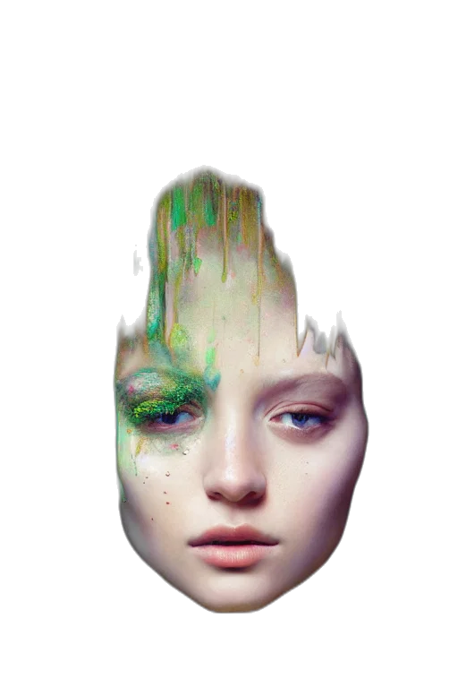 mask, face, crown, hair transparent PNG cut-out