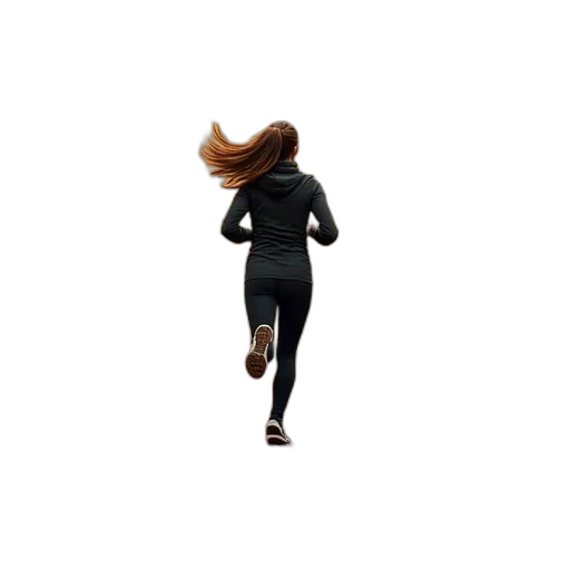 hair, dress, jacket, 3d render transparent PNG cut-out