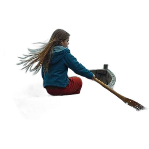 staff, sword, hair, weapon, photorealistic, 3d render, concept art, fantasy art transparent PNG cut-out