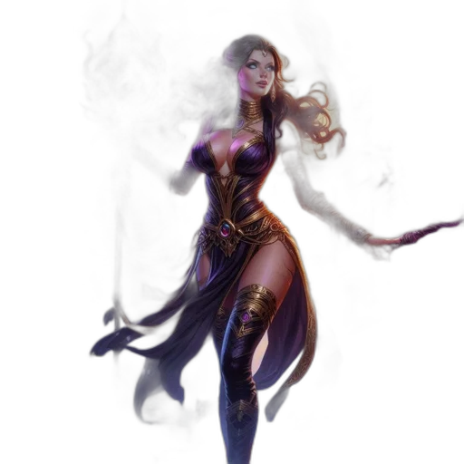 staff, fantasy art, concept art, comic book art, pixel art, fire, dark, female transparent PNG cut-out