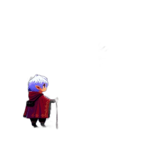 robot, jacket, creature, staff, pixel art, concept art, 3d render, anime transparent PNG cut-out