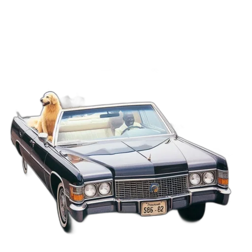 car, animal, weapon, concept art, photorealistic, pixel art, vintage, black transparent PNG cut-out