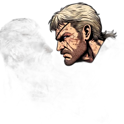 face, weapon, mask, staff, comic book art, concept art, fantasy art, pixel art transparent PNG cut-out