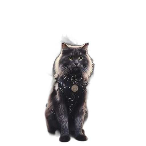 staff, animal, creature, crown, photorealistic, 3d render, concept art, watercolor transparent PNG cut-out