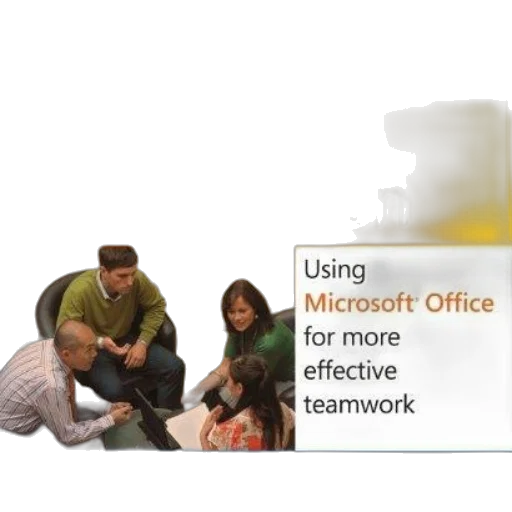 team, collaboration, using, microsoft, office, more, effective, teamwork transparent PNG cut-out