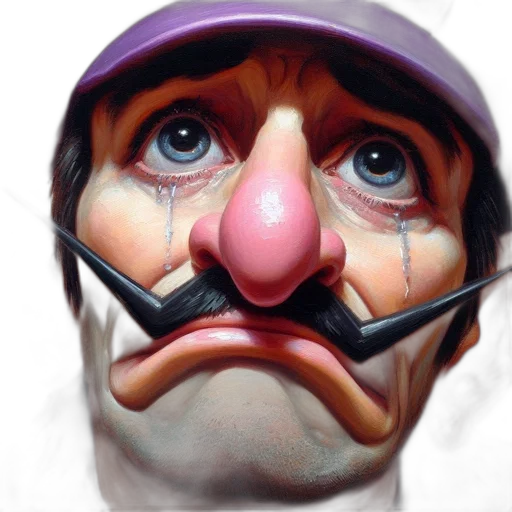 face, mask, hat, photorealistic, watercolor, concept art, oil painting, detailed transparent PNG cut-out